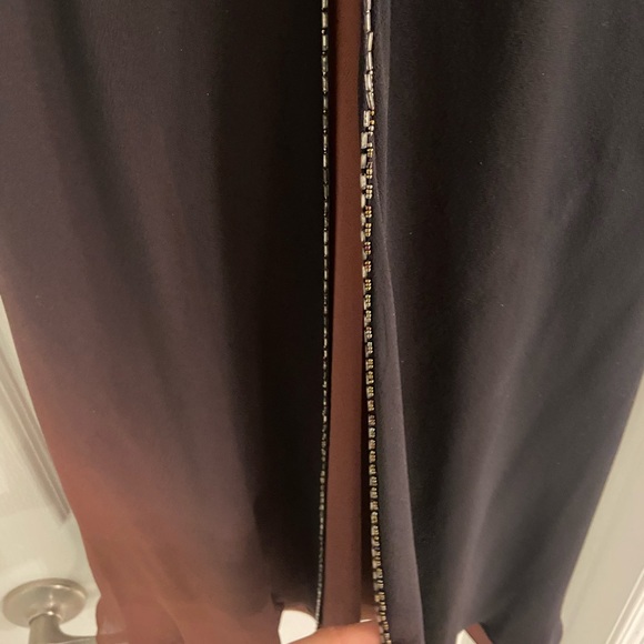 Vintage two toned Brown chiffon dress - Picture 4 of 4